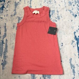 Velvet Brick Red Sleeveless Top